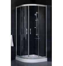 Душевой уголок Vegas Glass ZS 0090 07 01 стекло прозрачное, 90, четверть круга, двери раздвижные
