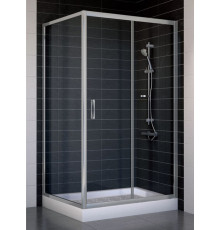 Душевой уголок Vegas Glass ZP+ZPV 100*90 07 01 стекло прозрачное, 100x90, прямоугольный, двери раздвижные