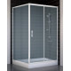 Душевой уголок Vegas Glass ZP+ZPV 110*100 01 10 стекло сатин, 110x100, прямоугольный, двери раздвижные
