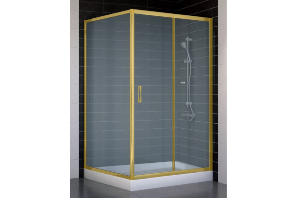 Душевой уголок Vegas Glass ZP+ZPV 110*100 09 10 стекло сатин, 110x100, прямоугольный, двери раздвижные