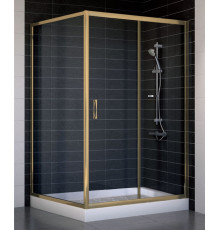 Душевой уголок Vegas Glass ZP+ZPV 120*100 05 01 стекло прозрачное, 120x100, прямоугольный, двери раздвижные