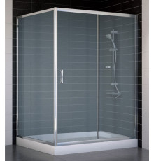 Душевой уголок Vegas Glass ZP+ZPV 140*100 08 10 стекло сатин, 140x100, прямоугольный, двери раздвижные