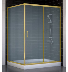 Душевой уголок Vegas Glass ZP+ZPV 140*100 09 10 стекло сатин, 140x100, прямоугольный, двери раздвижные