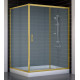 Душевой уголок Vegas Glass ZP+ZPV 140*100 09 10 стекло сатин, 140x100, прямоугольный, двери раздвижные