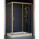 Душевой уголок Vegas Glass ZP+ZPV 130*70 09 01 стекло прозрачное, 130x70, прямоугольный, двери раздвижные