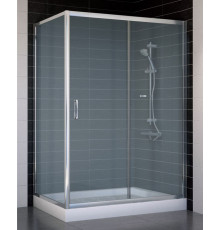 Душевой уголок Vegas Glass ZP+ZPV 130*70 08 10 стекло сатин, 130x70, прямоугольный, двери раздвижные