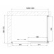 Душевой уголок Vegas Glass ZP+ZPV 130*70 08 10 стекло сатин, 130x70, прямоугольный, двери раздвижные