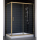 Душевой уголок Vegas Glass ZP+ZPV 140*70 05 01 стекло прозрачное, 140x70, прямоугольный, двери раздвижные