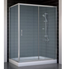 Душевой уголок Vegas Glass ZP+ZPV 140*70 07 10 стекло сатин, 140x70, прямоугольный, двери раздвижные