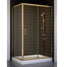 Душевой уголок Vegas Glass ZP+ZPV 110*80 05 05 стекло бронза, 110x80, прямоугольный, двери раздвижные