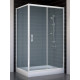 Душевой уголок Vegas Glass ZP+ZPV 110*80 01 10 стекло сатин, 110x80, прямоугольный, двери раздвижные