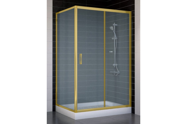 Душевой уголок Vegas Glass ZP+ZPV 110*80 09 10 стекло сатин, 110x80, прямоугольный, двери раздвижные