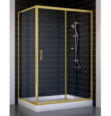 Душевой уголок Vegas Glass ZP+ZPV 120*80 09 01 стекло прозрачное, 120x80, прямоугольный, двери раздвижные