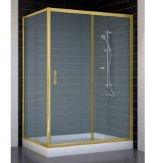 Душевой уголок Vegas Glass ZP+ZPV 130*80 09 10 стекло сатин, 130x80, прямоугольный, двери раздвижные