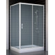 Душевой уголок Vegas Glass ZP+ZPV 110*90 01 10 стекло сатин, 110x90, прямоугольный, двери раздвижные