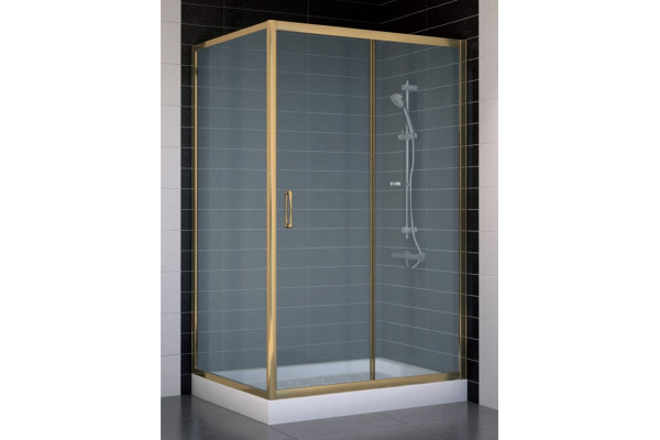 Душевой уголок Vegas Glass ZP+ZPV 110*90 05 10 стекло сатин, 110x90, прямоугольный, двери раздвижные