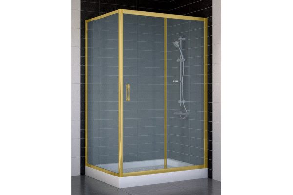 Душевой уголок Vegas Glass ZP+ZPV 110*90 09 10 стекло сатин, 110x90, прямоугольный, двери раздвижные