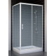 Душевой уголок Vegas Glass ZP+ZPV 100*70 01 02 стекло шиншилла, 100x70, прямоугольный, двери раздвижные