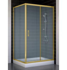 Душевой уголок Vegas Glass ZP+ZPV 100*90 09 10 стекло сатин, 100x90, прямоугольный, двери раздвижные