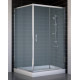 Душевой уголок Vegas Glass ZP+ZPV 110*100 08 10 стекло сатин, 110x100, прямоугольный, двери раздвижные