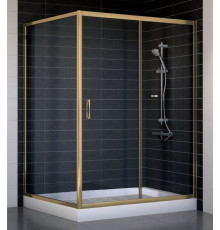 Душевой уголок Vegas Glass ZP+ZPV 140*100 05 01 стекло прозрачное, 140x100, прямоугольный, двери раздвижные