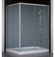 Душевой уголок Vegas Glass ZP+ZPV 140*100 07 10 стекло сатин, 140x100, прямоугольный, двери раздвижные