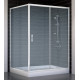 Душевой уголок Vegas Glass ZP+ZPV 140*100 01 02 стекло шиншилла, 140x100, прямоугольный, двери раздвижные