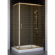 Душевой уголок Vegas Glass ZP+ZPV 110*70 05 05 стекло бронза, 110x70, прямоугольный, двери раздвижные