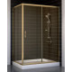 Душевой уголок Vegas Glass ZP+ZPV 130*70 05 05 стекло бронза, 130x70, прямоугольный, двери раздвижные