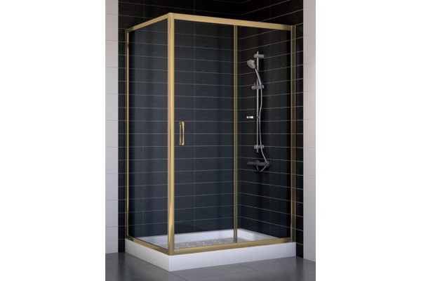 Душевой уголок Vegas Glass ZP+ZPV 110*80 05 01 стекло прозрачное, 110x80, прямоугольный, двери раздвижные