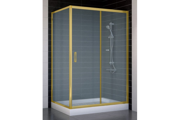 Душевой уголок Vegas Glass ZP+ZPV 120*80 09 10 стекло сатин, 120x80, прямоугольный, двери раздвижные