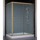 Душевой уголок Vegas Glass ZP+ZPV 140*80 05 10 стекло сатин, 140x80, прямоугольный, двери раздвижные