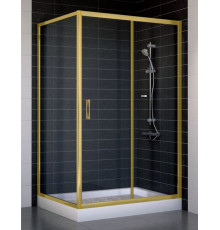 Душевой уголок Vegas Glass ZP+ZPV 110*90 09 01 стекло прозрачное, 110x90, прямоугольный, двери раздвижные