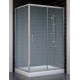 Душевой уголок Vegas Glass ZP+ZPV 110*90 07 02 стекло шиншилла, 110x90, прямоугольный, двери раздвижные