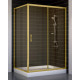 Душевой уголок Vegas Glass ZP+ZPV 120*90 09 05 стекло бронза, 120x90, прямоугольный, двери раздвижные