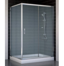 Душевой уголок Vegas Glass ZP+ZPV 120*90 08 10 стекло сатин, 120x90, прямоугольный, двери раздвижные