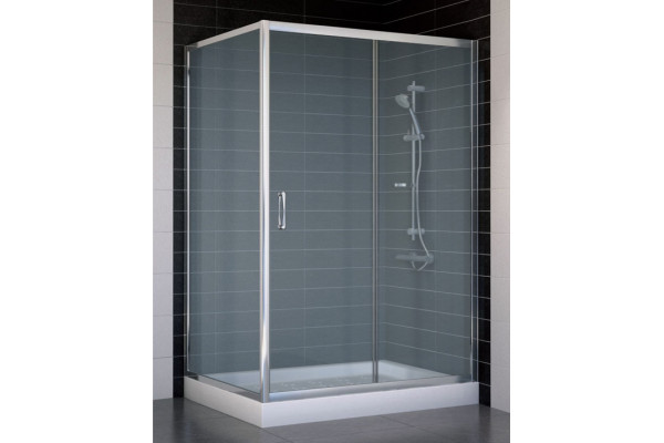 Душевой уголок Vegas Glass ZP+ZPV 120*90 08 10 стекло сатин, 120x90, прямоугольный, двери раздвижные