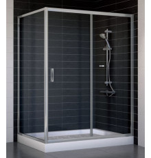 Душевой уголок Vegas Glass ZP+ZPV 140*90 07 01 стекло прозрачное, 140x90, прямоугольный, двери раздвижные