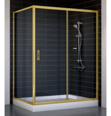 Душевой уголок Vegas Glass ZP+ZPV 140*90 09 01 стекло прозрачное, 140x90, прямоугольный, двери раздвижные