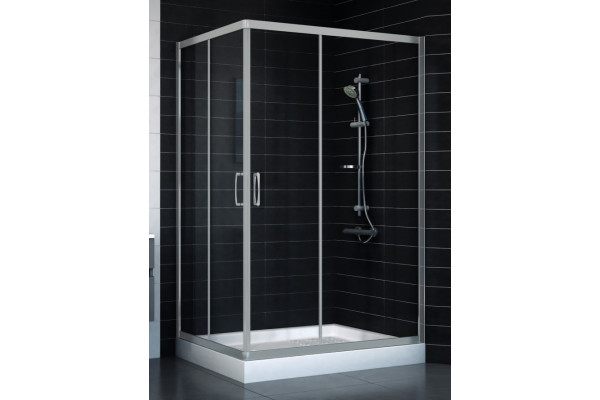 Душевой уголок Vegas Glass ZA-F 90*120 07 01 стекло прозрачное, 90x120, прямоугольный, двери раздвижные