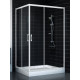 Душевой уголок Vegas Glass ZA-F 90*120 01 01 стекло прозрачное, 90x120, прямоугольный, двери раздвижные
