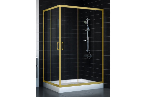 Душевой уголок Vegas Glass ZA-F 90*120 09 01 стекло прозрачное, 90x120, прямоугольный, двери раздвижные