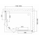 Душевой уголок Vegas Glass ZA-F 0120*100 07 01 стекло прозрачное, 100x120, прямоугольный, двери раздвижные