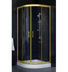 Душевой уголок Vegas Glass ZS 0090 09 01 стекло прозрачное, 90, четверть круга, двери раздвижные