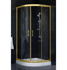 Душевой уголок Vegas Glass ZS 0100 09 01 стекло прозрачное, 100, четверть круга, двери раздвижные
