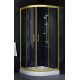 Душевой уголок Vegas Glass ZS 0100 09 01 стекло прозрачное, 100, четверть круга, двери раздвижные