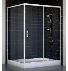 Душевой уголок Vegas Glass ZP+ZPV 140*100 01 01 стекло прозрачное, 140x100, прямоугольный, двери раздвижные