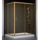 Душевой уголок Vegas Glass ZP+ZPV 140*100 05 05 стекло бронза, 140x100, прямоугольный, двери раздвижные