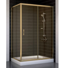 Душевой уголок Vegas Glass ZP+ZPV 120*70 05 05 стекло бронза, 120x70, прямоугольный, двери раздвижные
