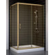 Душевой уголок Vegas Glass ZP+ZPV 120*70 05 05 стекло бронза, 120x70, прямоугольный, двери раздвижные